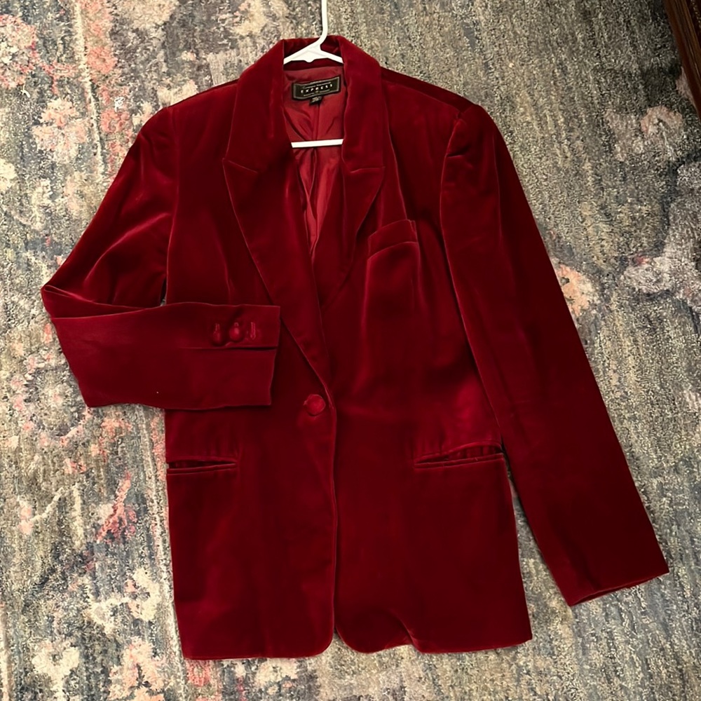Express Velvet Blazer